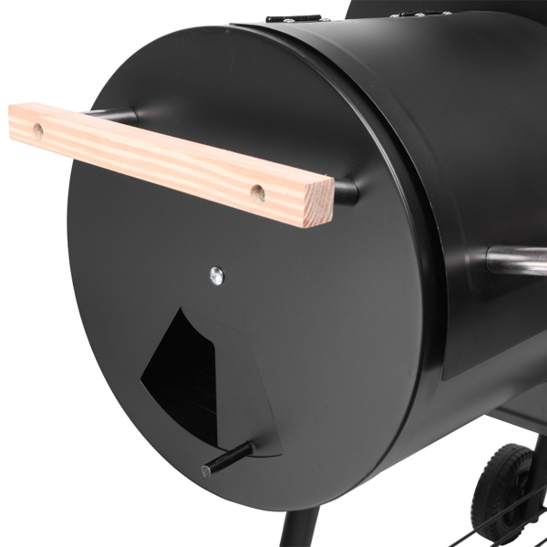 barrel shaped dual burner charcoal grill with chimney barrel shaped dual burner charcoal grill with chimney