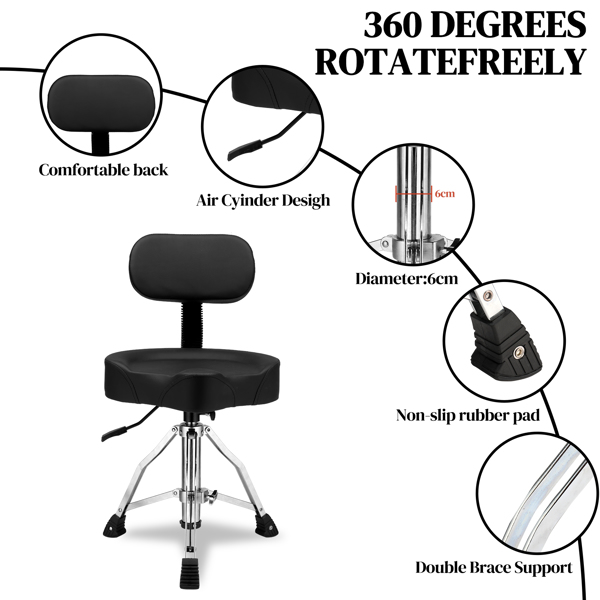 hydraulic backrest drum stool hydraulic backrest drum stool